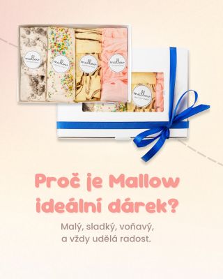 Ať už hledáš dárek pro kamarádku, kolegyni nebo sebe — Mallow nikdy nezklame. 💛